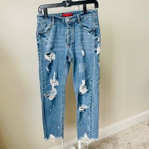 Vici jeans size S (size 5) distressed denim